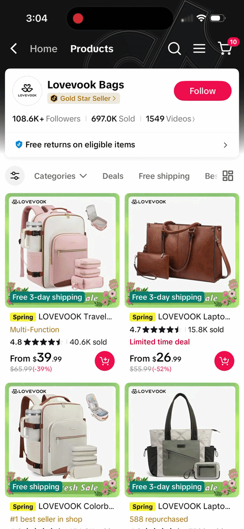 Lovevook bags